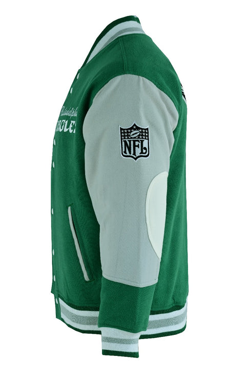 Authentic Mitchell & Ness Philadelphia Eagles 80's Letterman Jacket