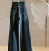 Women's Retro Stretch Loose Straight Flared Pants