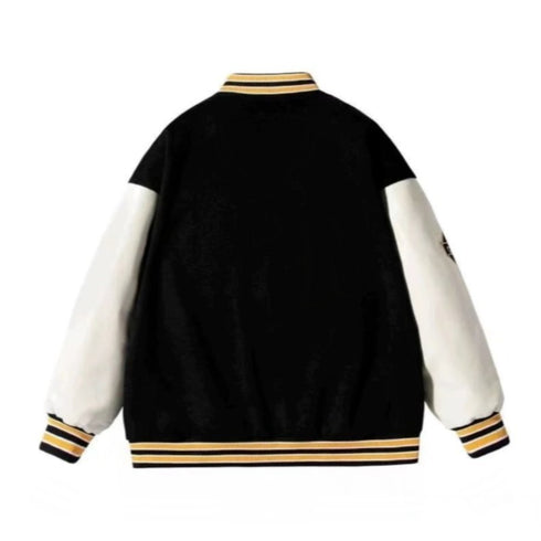 Men's Street Letter Embroidered Baseball Jacket