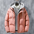 men hooded jacket in orange colour