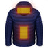 Mens Heated Puffer Jacket Electric Heating Insulated Hood Windbreaker
