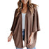 Women's Bat Sleeve Waffle Gerson Cardigan