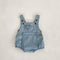 Kids Boys And Girls Denim Brace Romper Pants