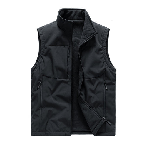 Men's Double-sided Fleece Vest Winter Clothing