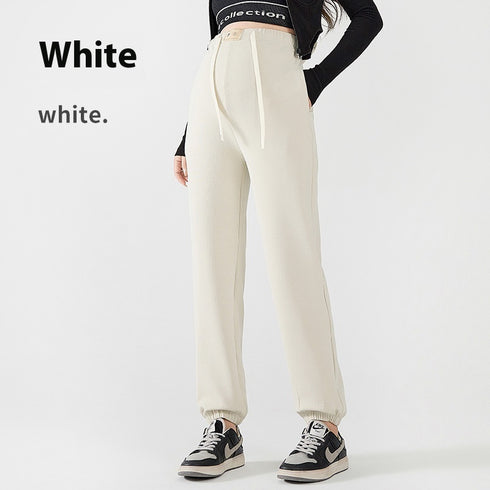 Cuprammonuium Ankle Banded Pants Wide Leg Version Slim Fit Slimming Light Maternity Pants