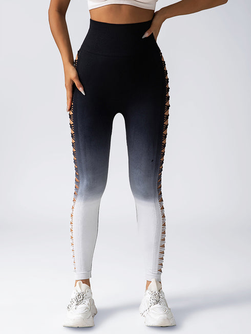 Women's High-Waisted Cut-out Leggings