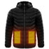 Mens Heated Puffer Jacket Electric Heating Insulated Hood Windbreaker