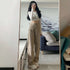 Women's High Waist Straight Mopping Pants