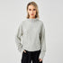 Women's Pullover Sweatshirt One Color Winter Shirt