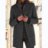 Throne's Fashion Woolen Coat Fall Winter Casual Jacket