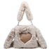 Women Fluffy Shoulder Bag Autumn Winter Style Handbag Plush Tote Fashion