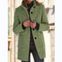 Throne's Fashion Woolen Coat Fall Winter Casual Jacket