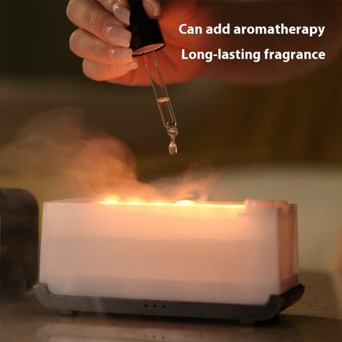Timing Simulation Aroma Diffuser, Usb Household Flame Humidifier, Aromatherapy Machine Spray