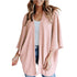 Women's Bat Sleeve Waffle Gerson Cardigan