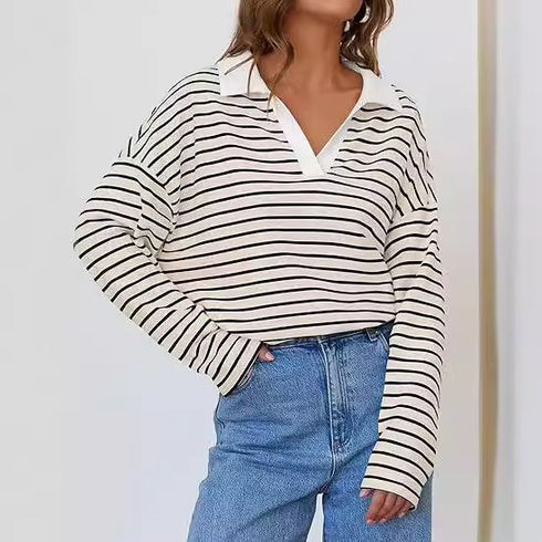 Women's Casual Long Sleeve Pullover Sweatshirt