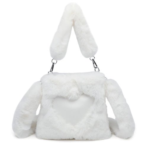 Women Fluffy Shoulder Bag Autumn Winter Style Handbag Plush Tote Fashion
