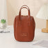 Makeup carrying bag in brown colour