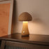 Home Decor Wooden Cute Mushroom LED Night Light With Touch Switch