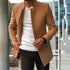 Men's Single-breasted Solid Color Business Jackets
