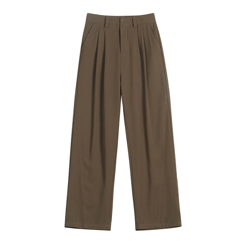 Ice Silk Draping Casual Suit Pants