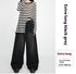 Women's Loose Wide Leg Draping Mop Slimming High Waist Denim Trousers